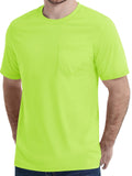 Men's Casual Crew Neck Soft T-shirt Light green